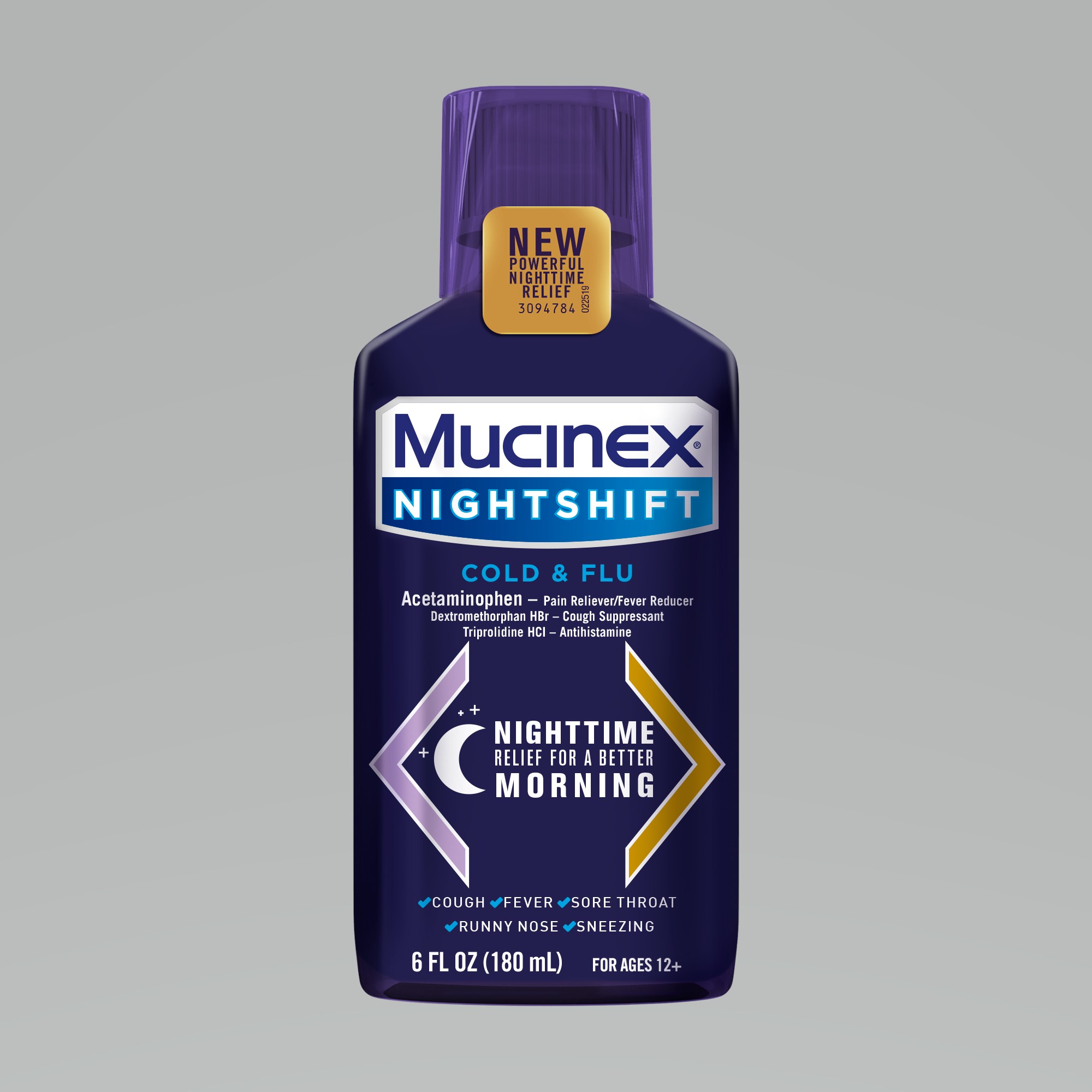 MUCINEX® Nightshift® Cold & Flu - Liquid